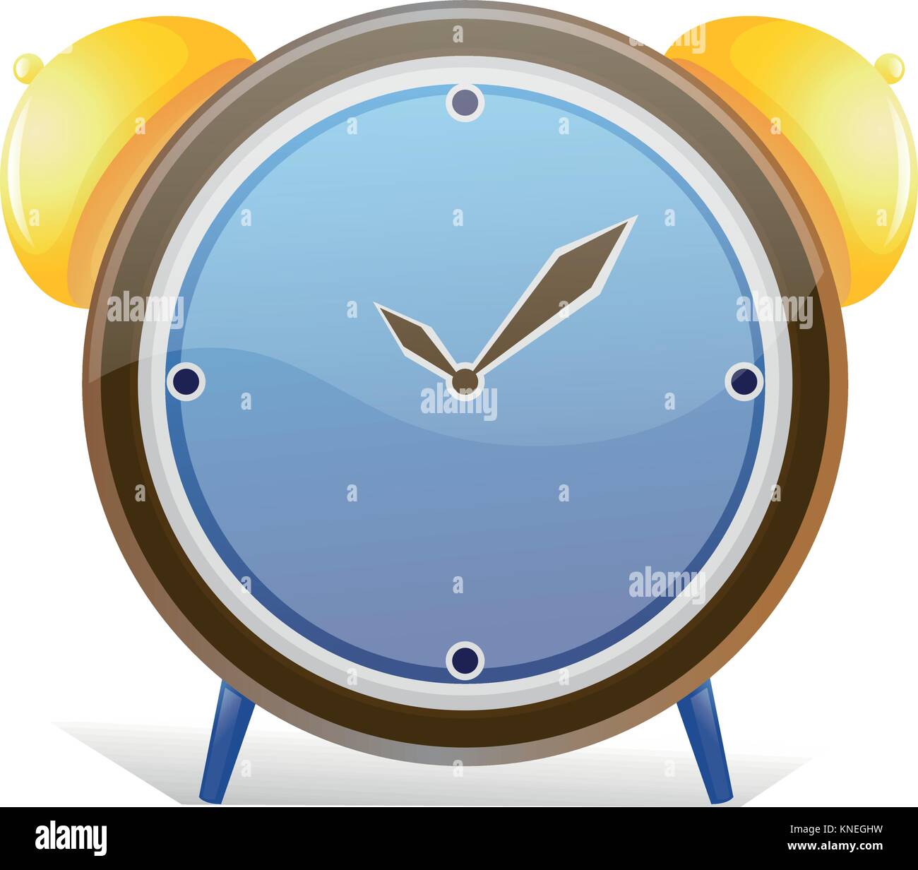 Illustration of a clock on a white background Stock Vector Image & Art