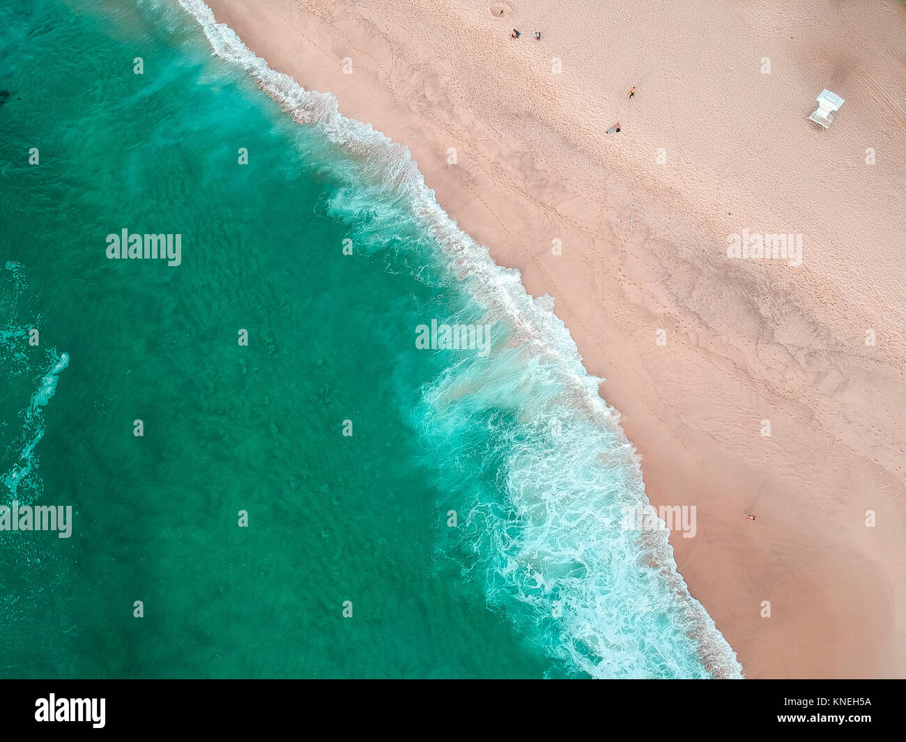 Aerial view of Bronte Beach, New South Wales, Australia Stock Photo