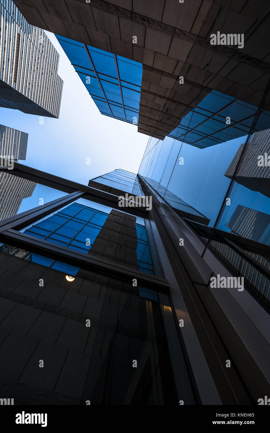 Skyscrapers from a low angle view in Shenzhen,China Stock Photo - Alamy