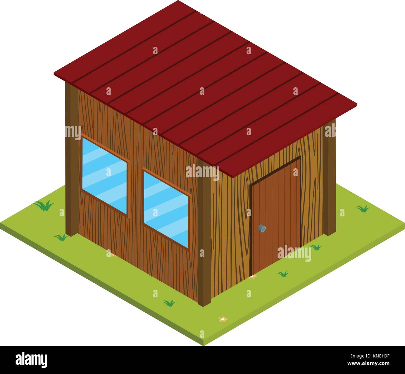 illustration of a house on a white background Stock Vector Image & Art ...