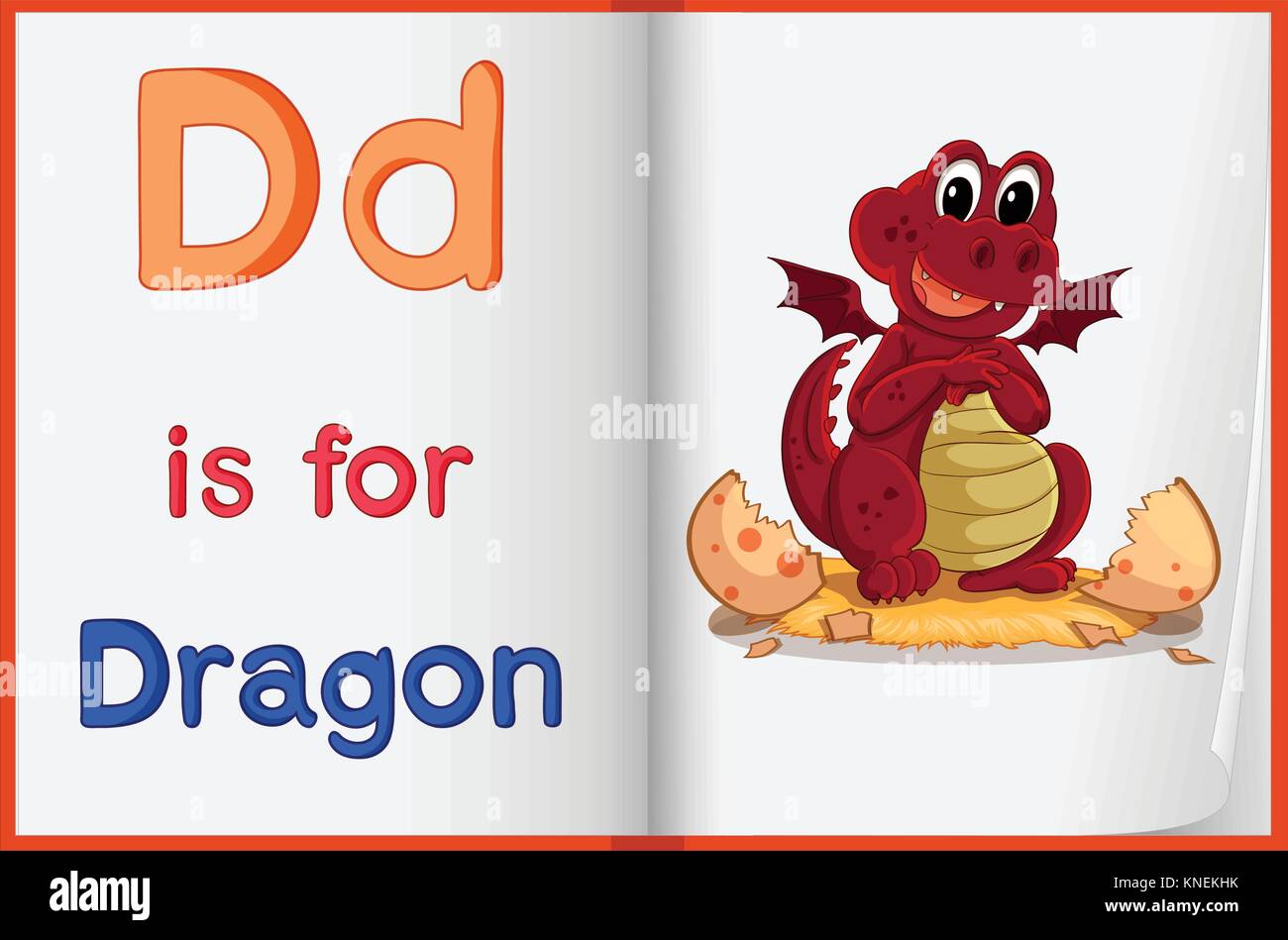 Alphabet worksheet for the letter D Stock Vector Image & Art - Alamy