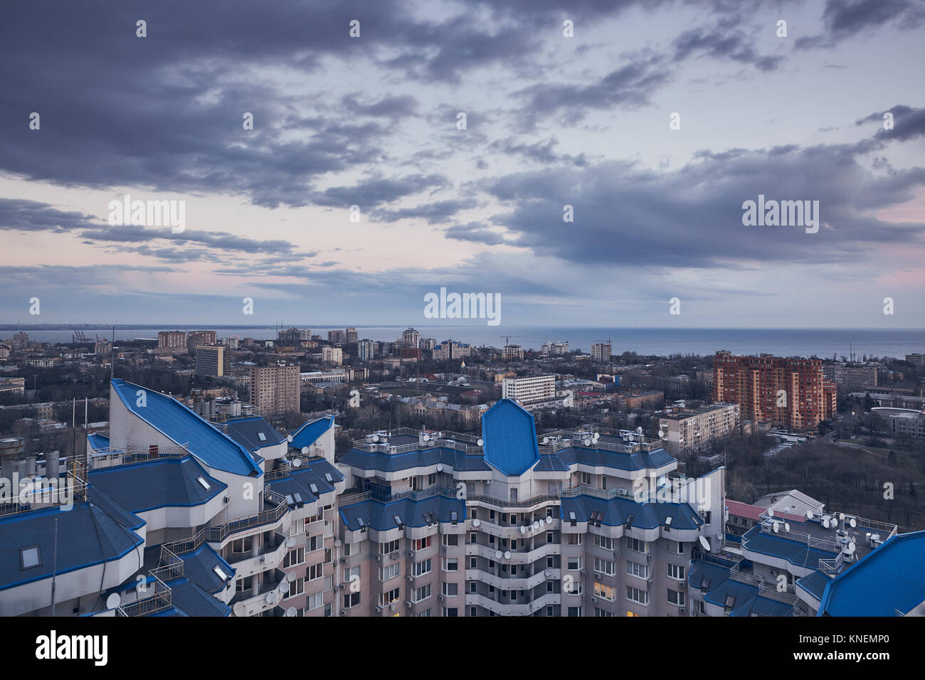 Cityscape, Odessa, Odessa Oblast, Ukraine, Europe Stock Photo