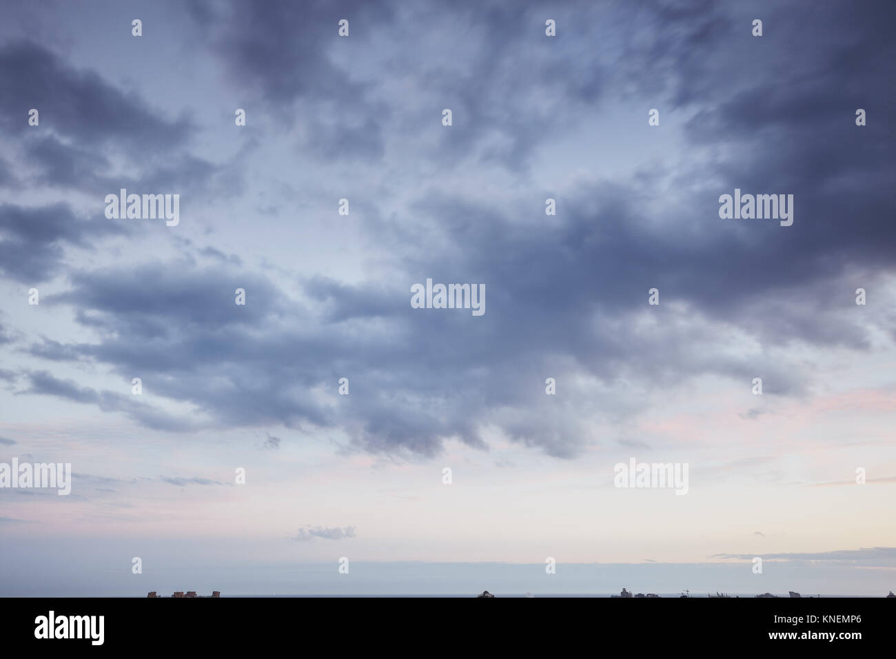 Skyline under clouds, Odessa, Odessa Oblast, Ukraine, Europe Stock Photo
