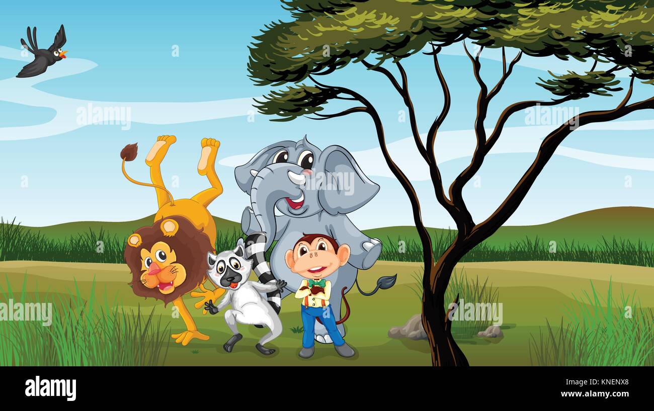 African scenery animals picture illustration hi-res stock photography and images - Alamy African scenery animals picture illustration hi-res stock photography and images - Alamy