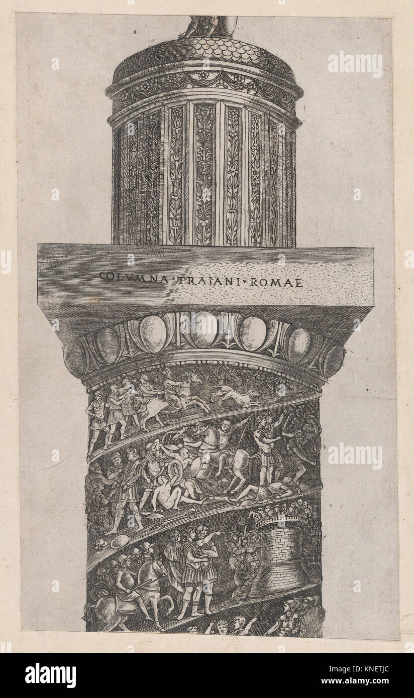 Speculum Romanae Magnificentiae The upper portion of Trajan´s Column, showing arabesque work on