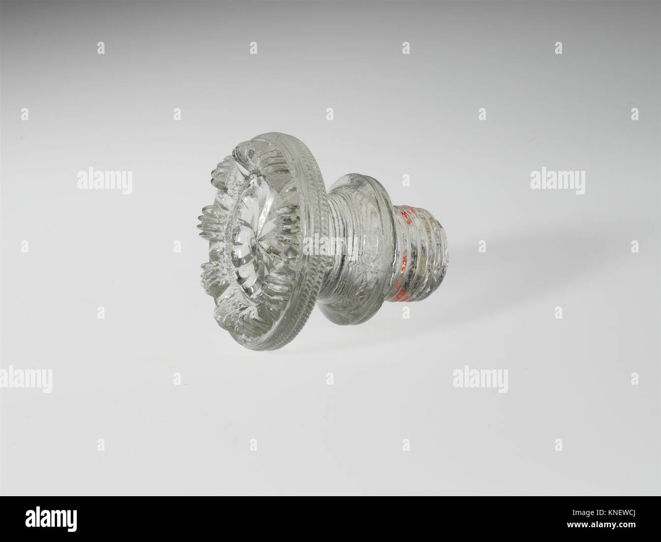 Drawer Pull. Date 181060; Medium Pressed glass; Dimensions Diam. 2