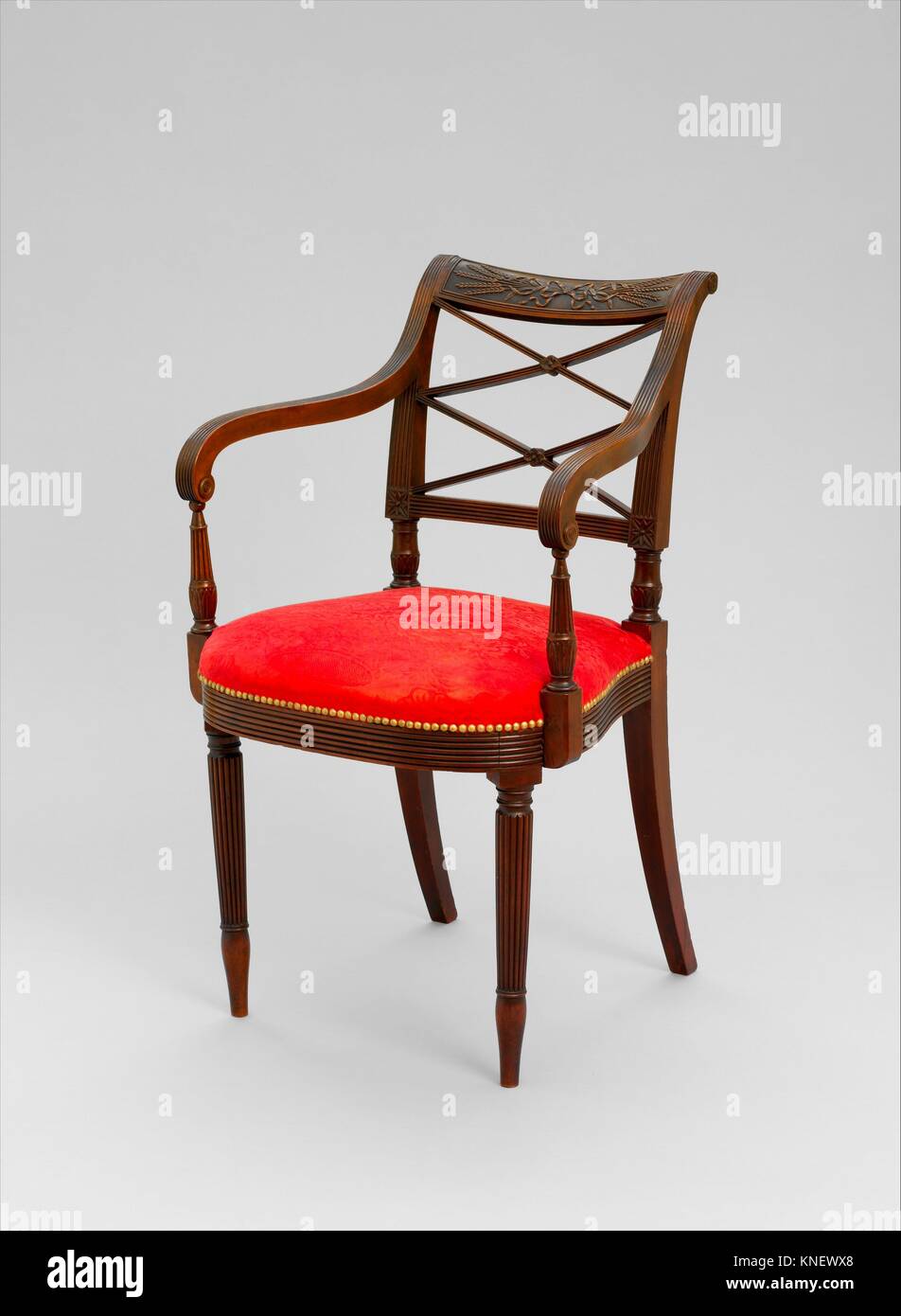 Armchair. Maker Possibly Duncan Phyfe (17701854); Date 180515