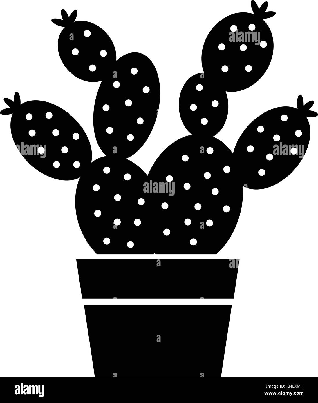 Prickly pear icon, simple style Stock Vector Image &amp; Art - Alamy