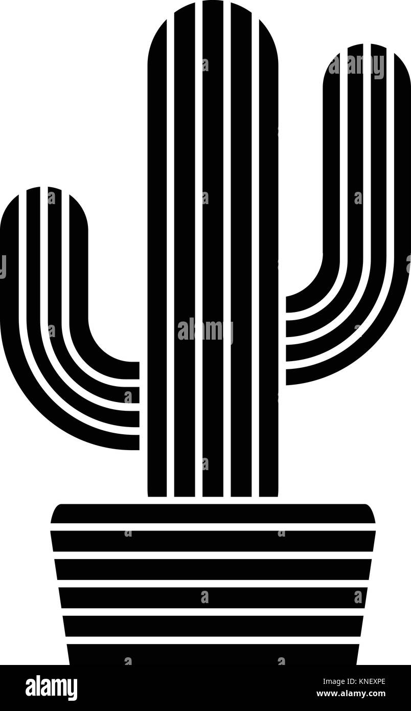 Tall cactus icon, simple style Stock Vector Image & Art - Alamy