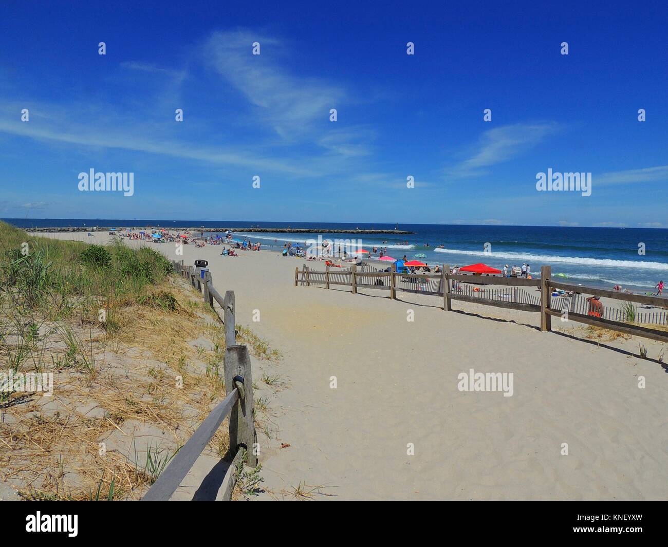 The entrance to the beach at Avalon, New Jersey, USA Stock Photo Alamy