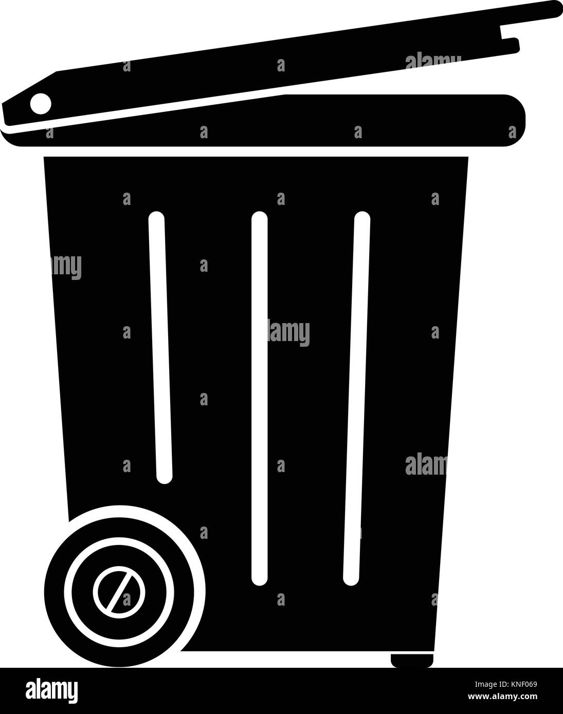 Wheel container icon, simple style Stock Vector Image & Art - Alamy