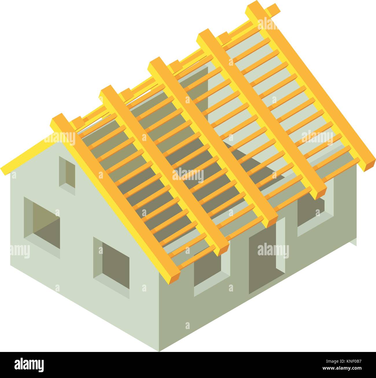 Building construction icon, isometric 3d style Stock Vector Image & Art ...