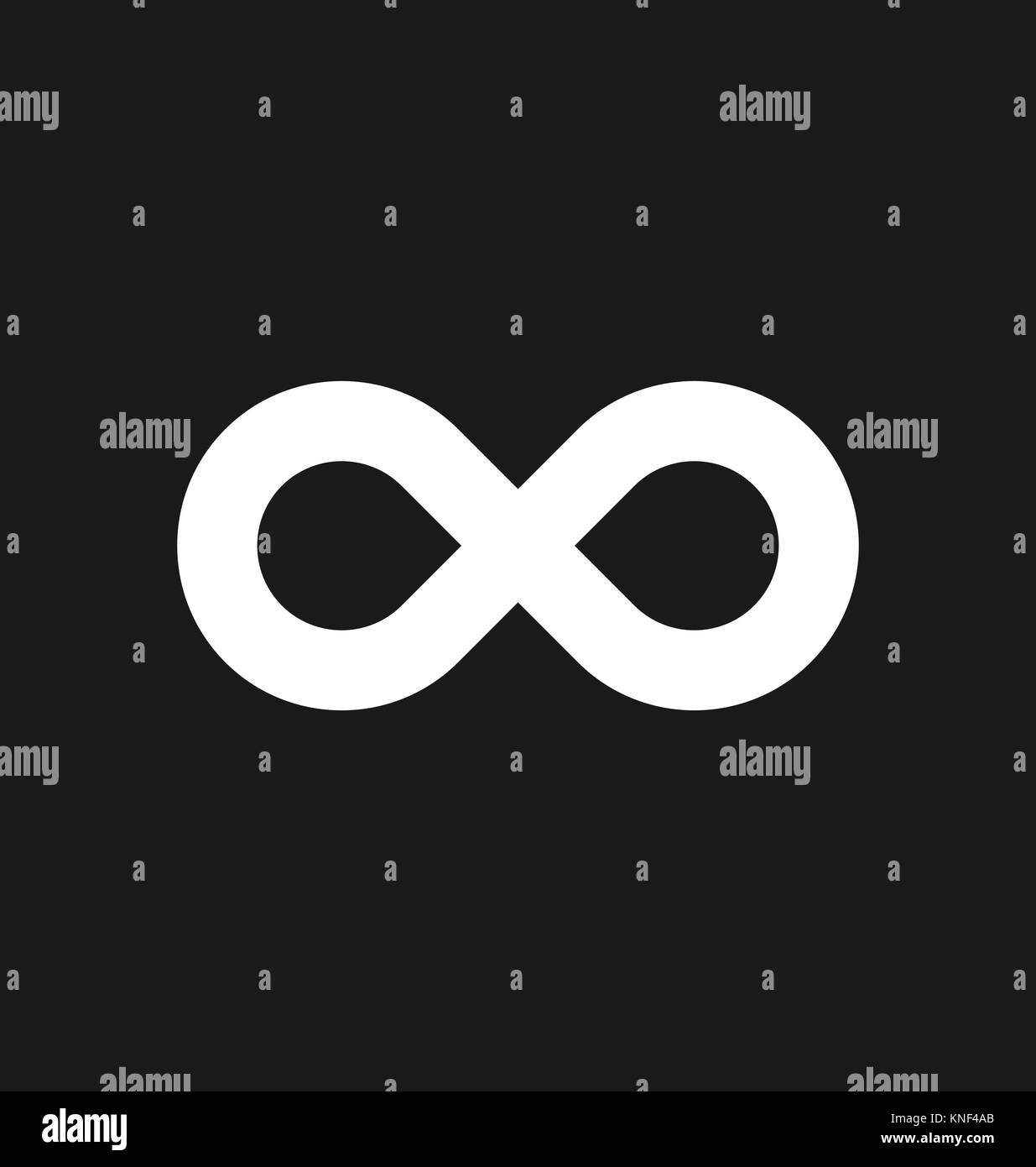 Infinity symbol icons vector illustration. Unlimited, limitless symbol, sign. Stock Vector