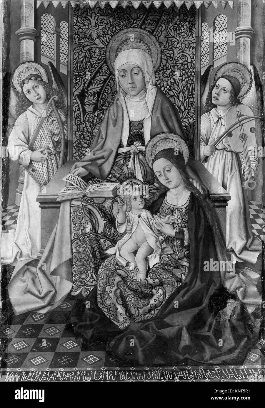 Saint anne virgin child Black and White Stock Photos & Images Alamy