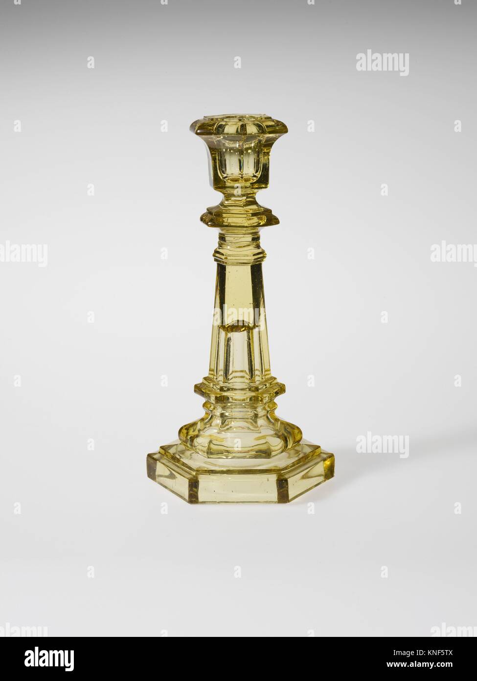 Candlestick. Maker Boston & Sandwich Glass Company (American, 1825