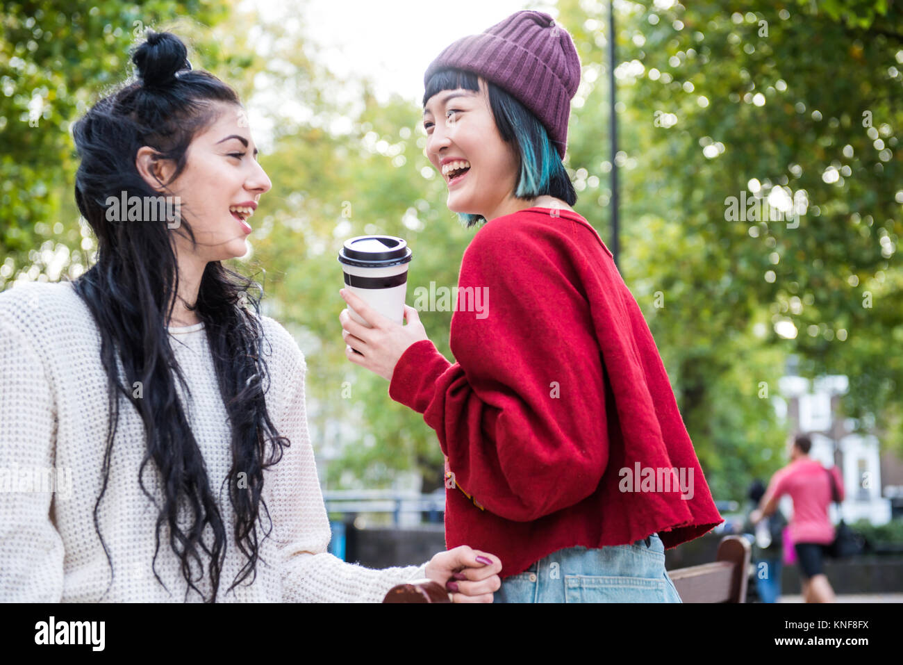 Black women laughing hi-res stock photography and images - Alamy