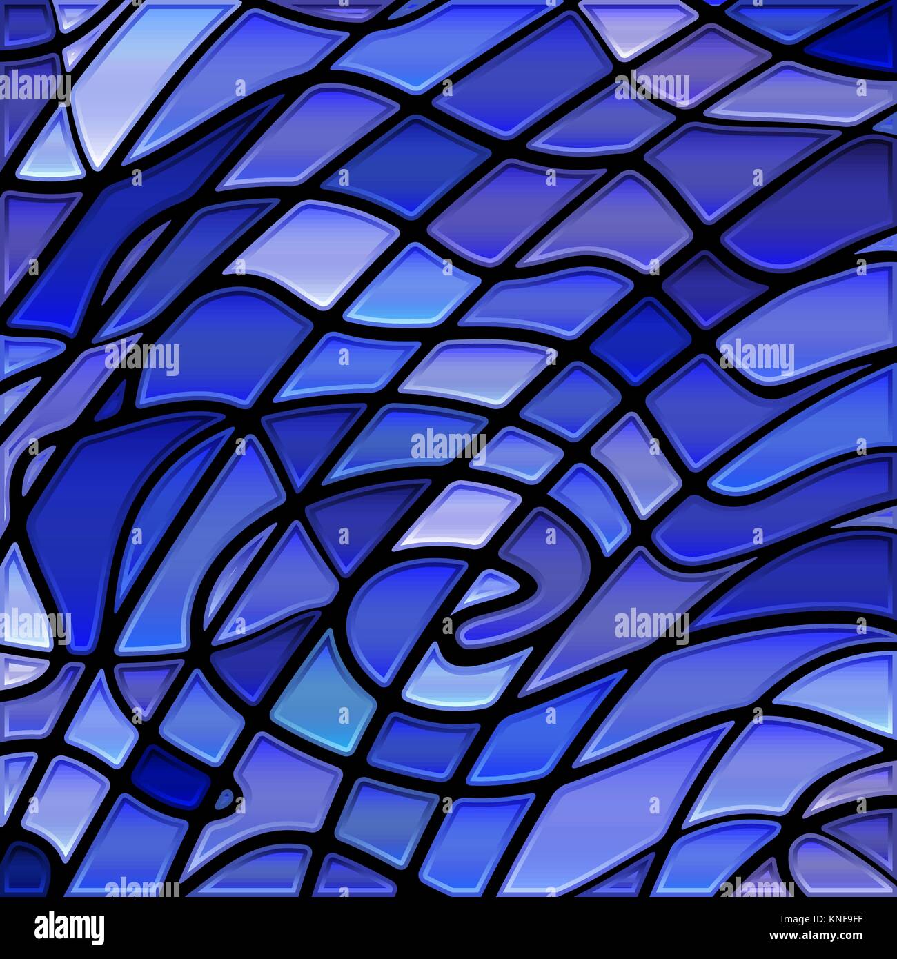 abstract vector stained-glass mosaic background - blue and violet Stock ...