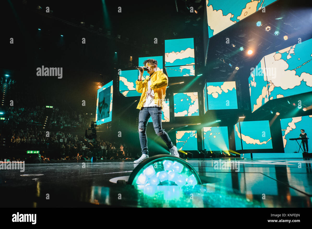 Switzerland, Zürich - November 17, 2017. The Swiss singer and rapper