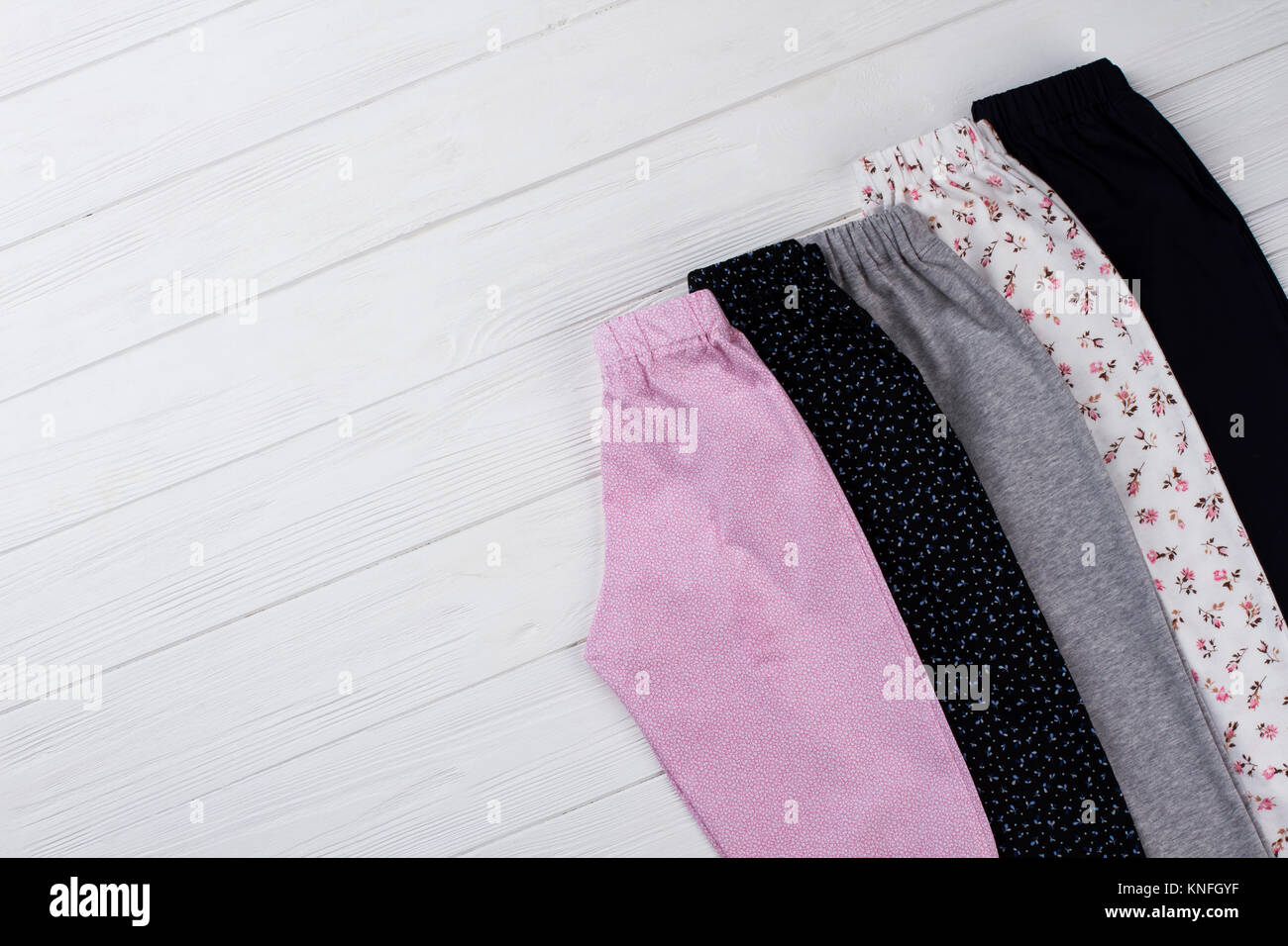 Assortment of pajama pants Stock Photo Alamy