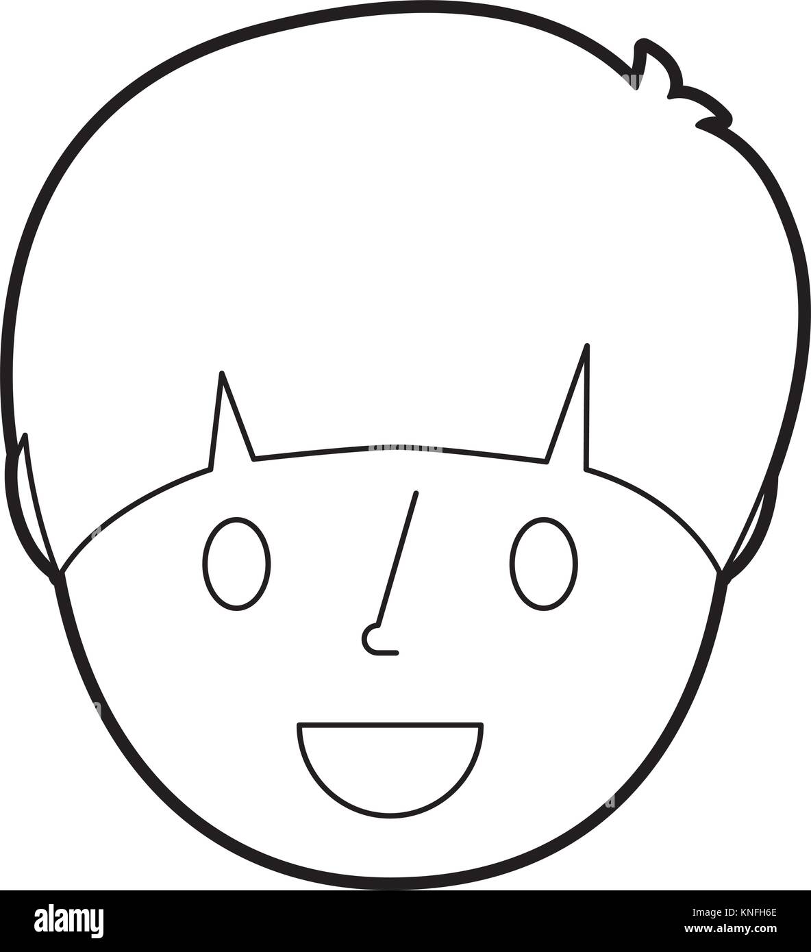 Boy Face Template Printable