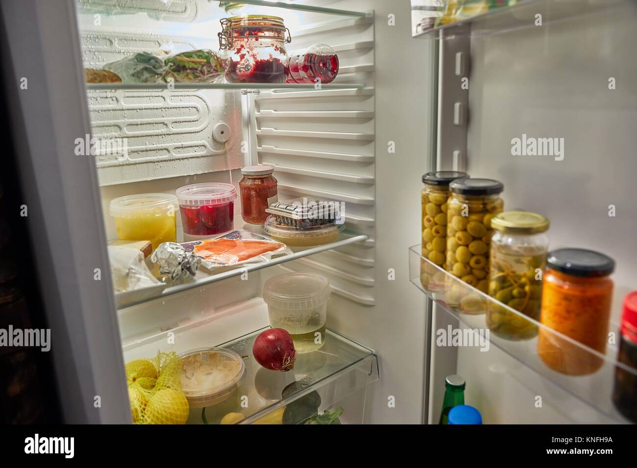 Refrigerator Door Open Stock Photo 168143958 Alamy
