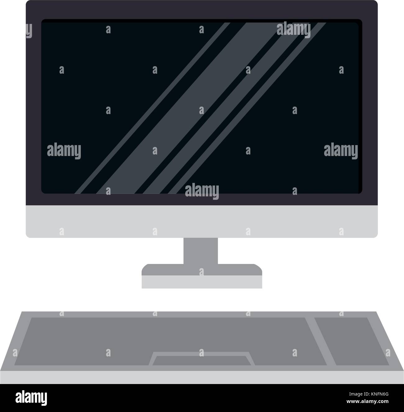 computer desktop isolated icon vector illustration design Stock Vector ...