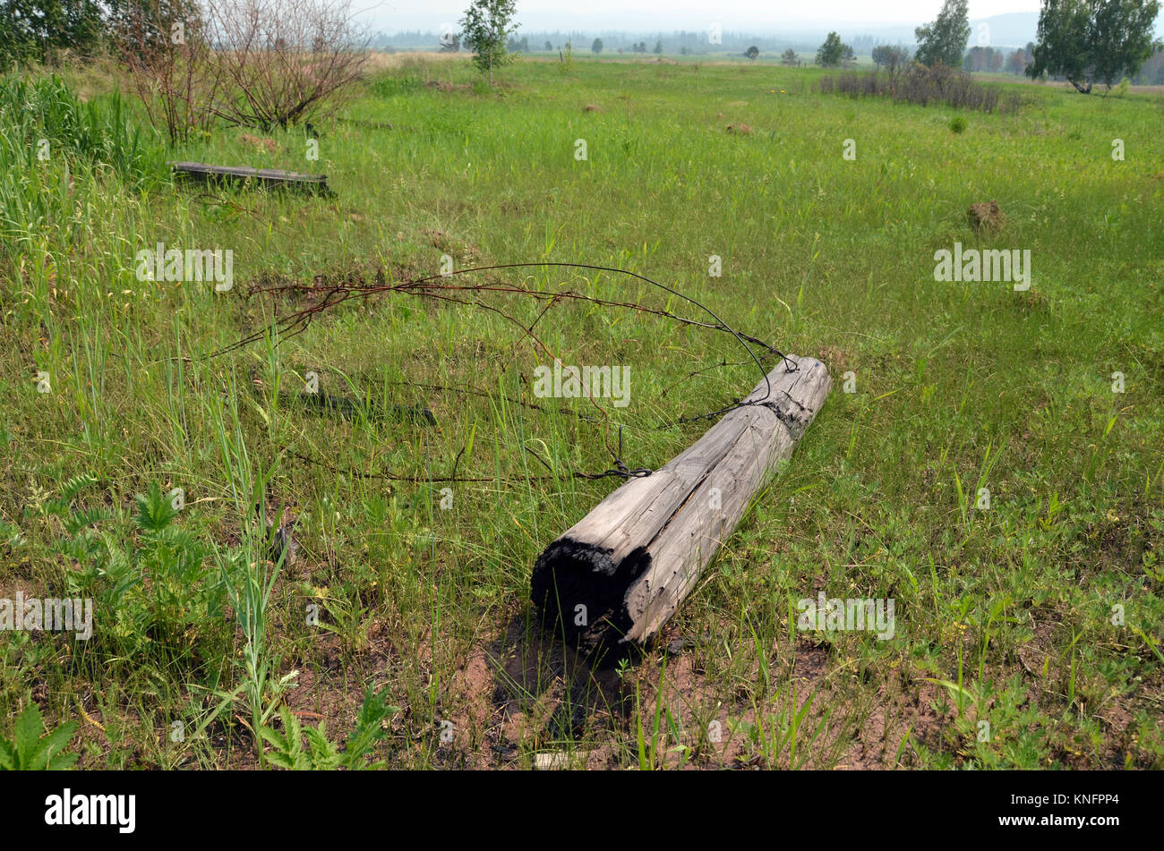 In Siberia, between Bratsk and Vikhorevka at Km276, the remains of one ...