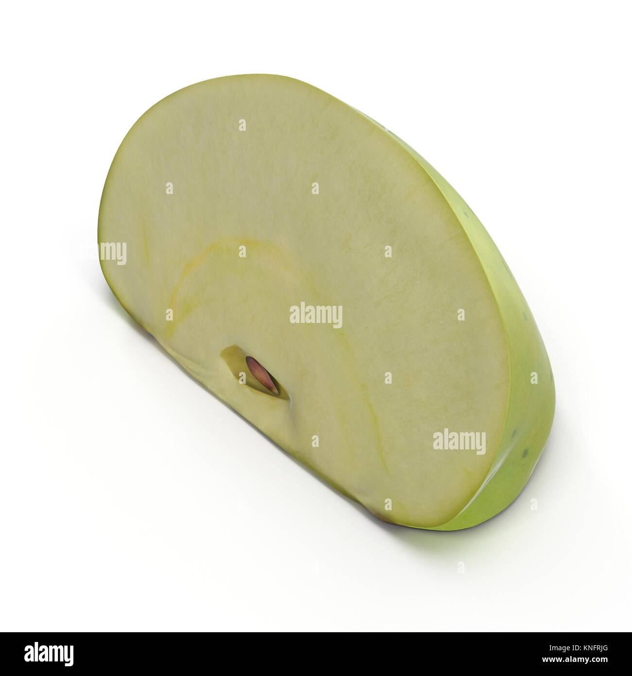 3d illustration apple half seed hi-res stock photography and images - Alamy