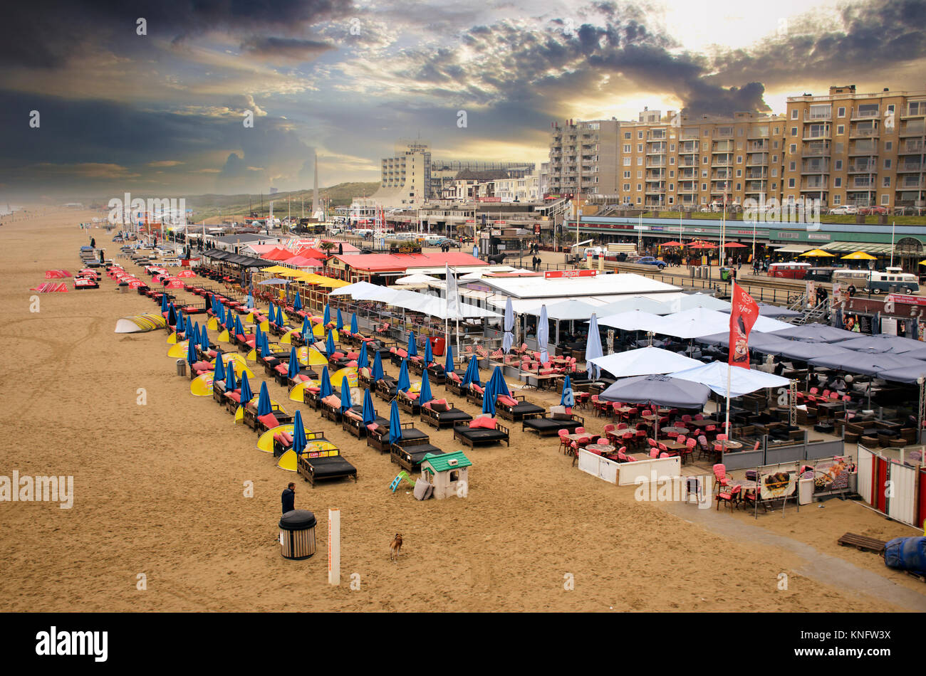 Scheveningen Beach Stock Photo