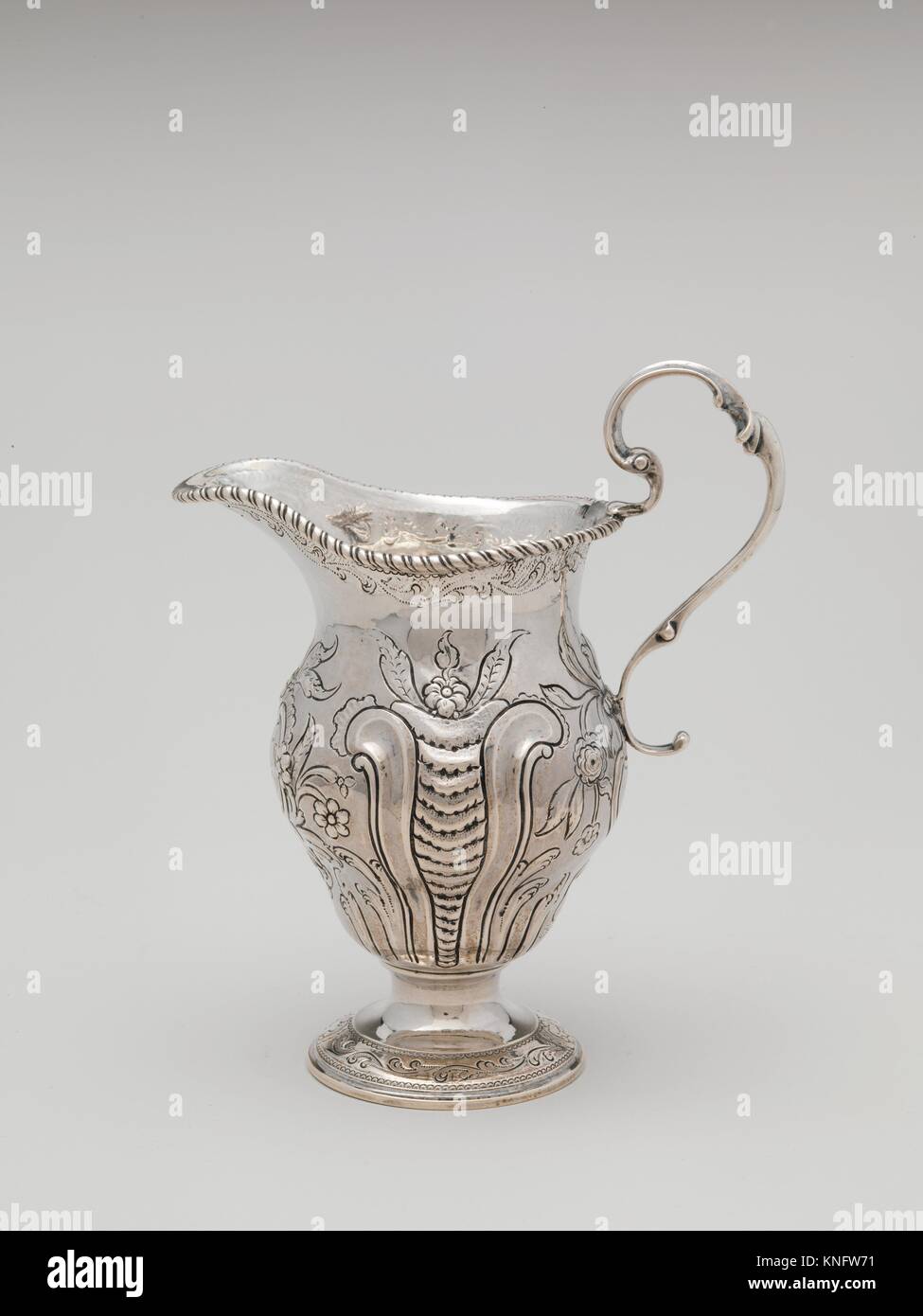 Creampot. Maker Myer Myers (17231795); Date 177276; Geography Made in New York, New York