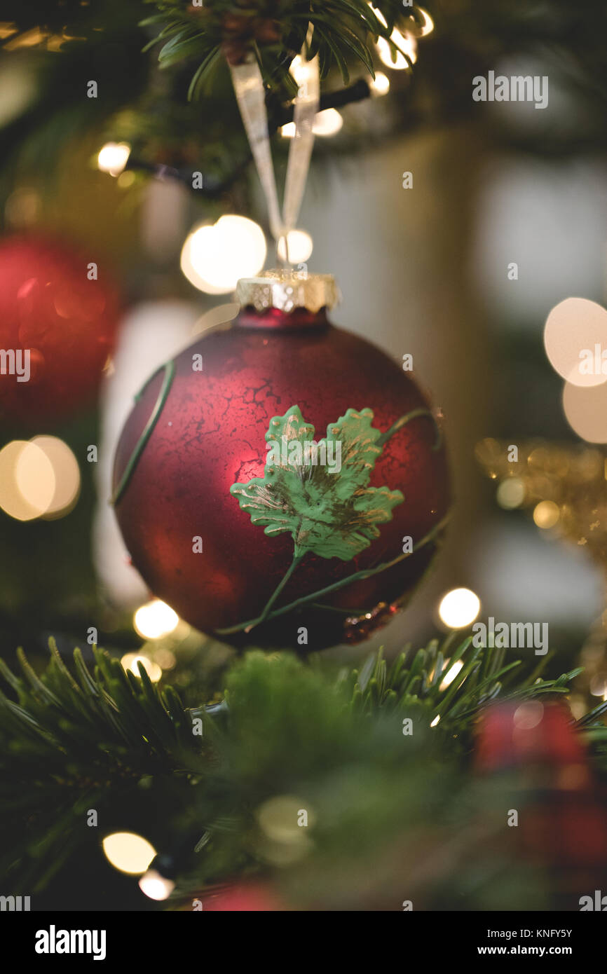 Traditional Christmas Decorations Stock Photo - Alamy