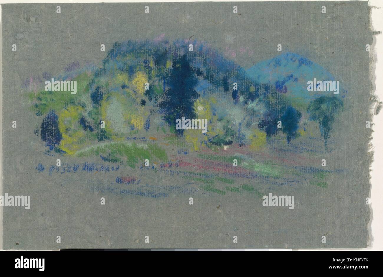 Spring Landscape. Artist Arthur B. Davies (American, Utica, New York