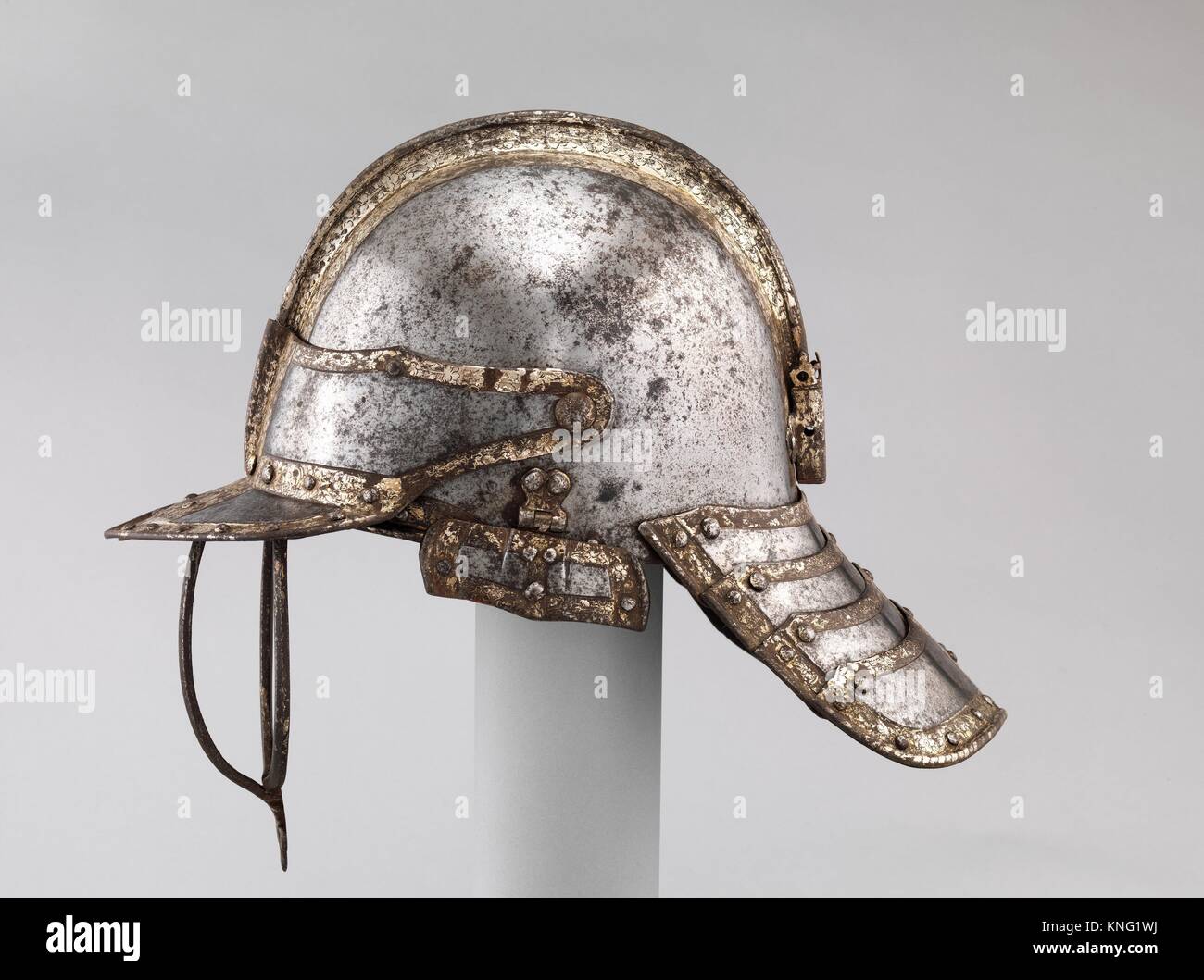 Steel helmet made in the Royal Armory 