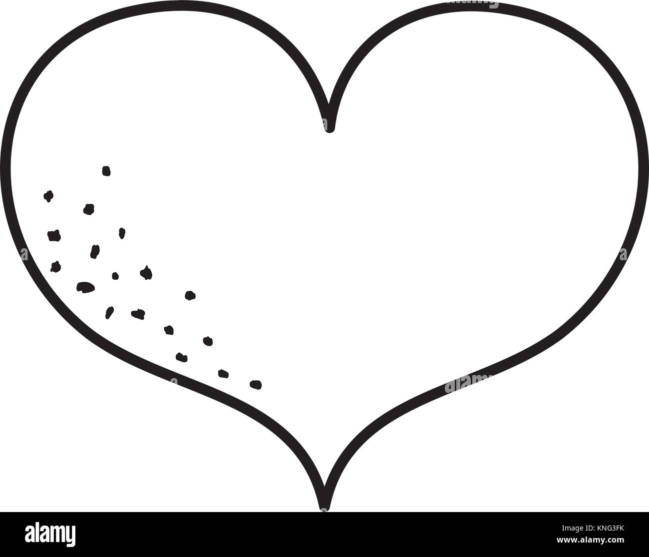 line heart symbol of love and passion icon Stock Vector Image & Art - Alamy