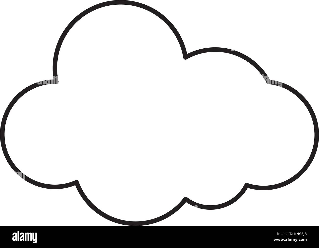 line natural cloud in sky to weather design Stock Vector Image & Art ...