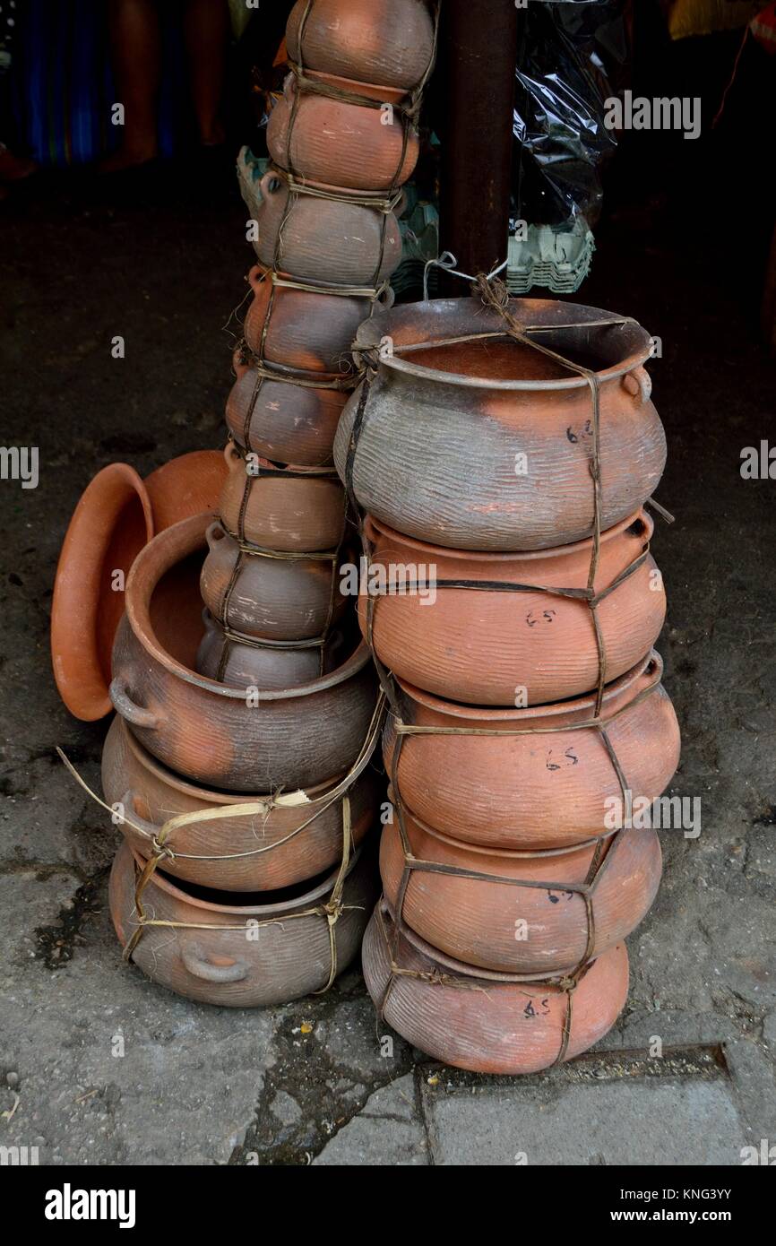 Typical vase Market in CAJAMARCA. Department of Cajamarca .PERU Stock