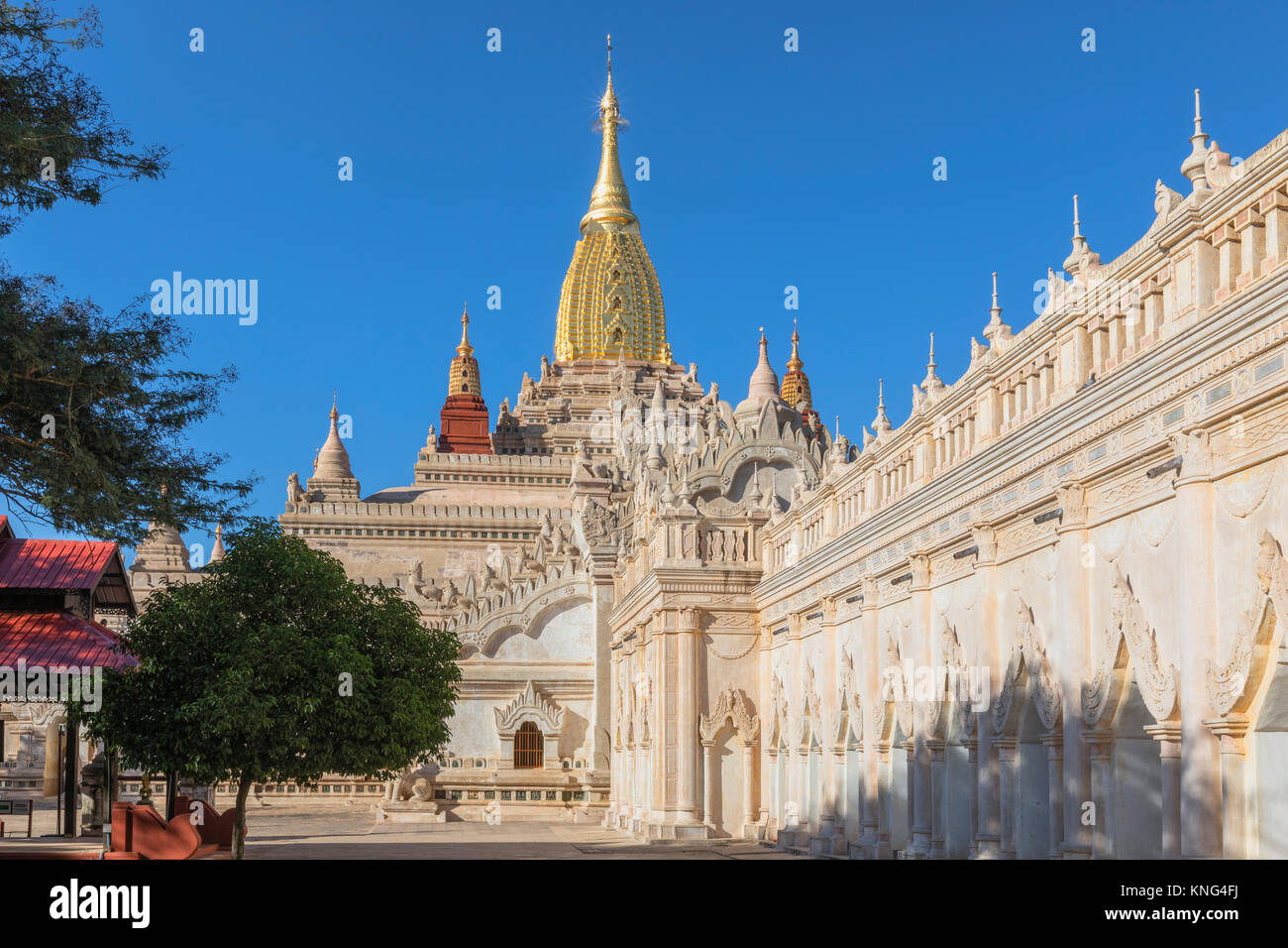 Ananda Temple, Bagan, Mandalay, Myanmar, Asia Stock Photo