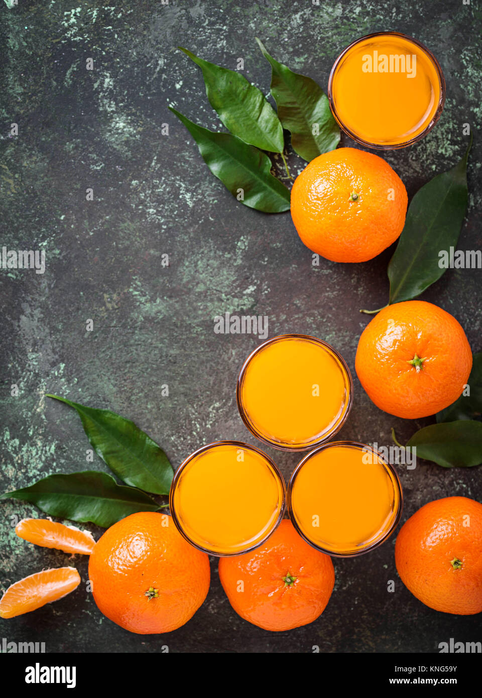Fresh tangerine juice or liquor Stock Photo Alamy