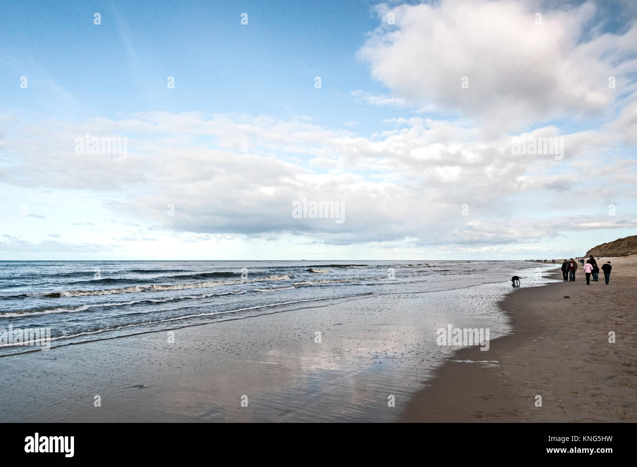 Sylt (Germany): Scene at the beach; Strand der Insel Sylt Stock Photo