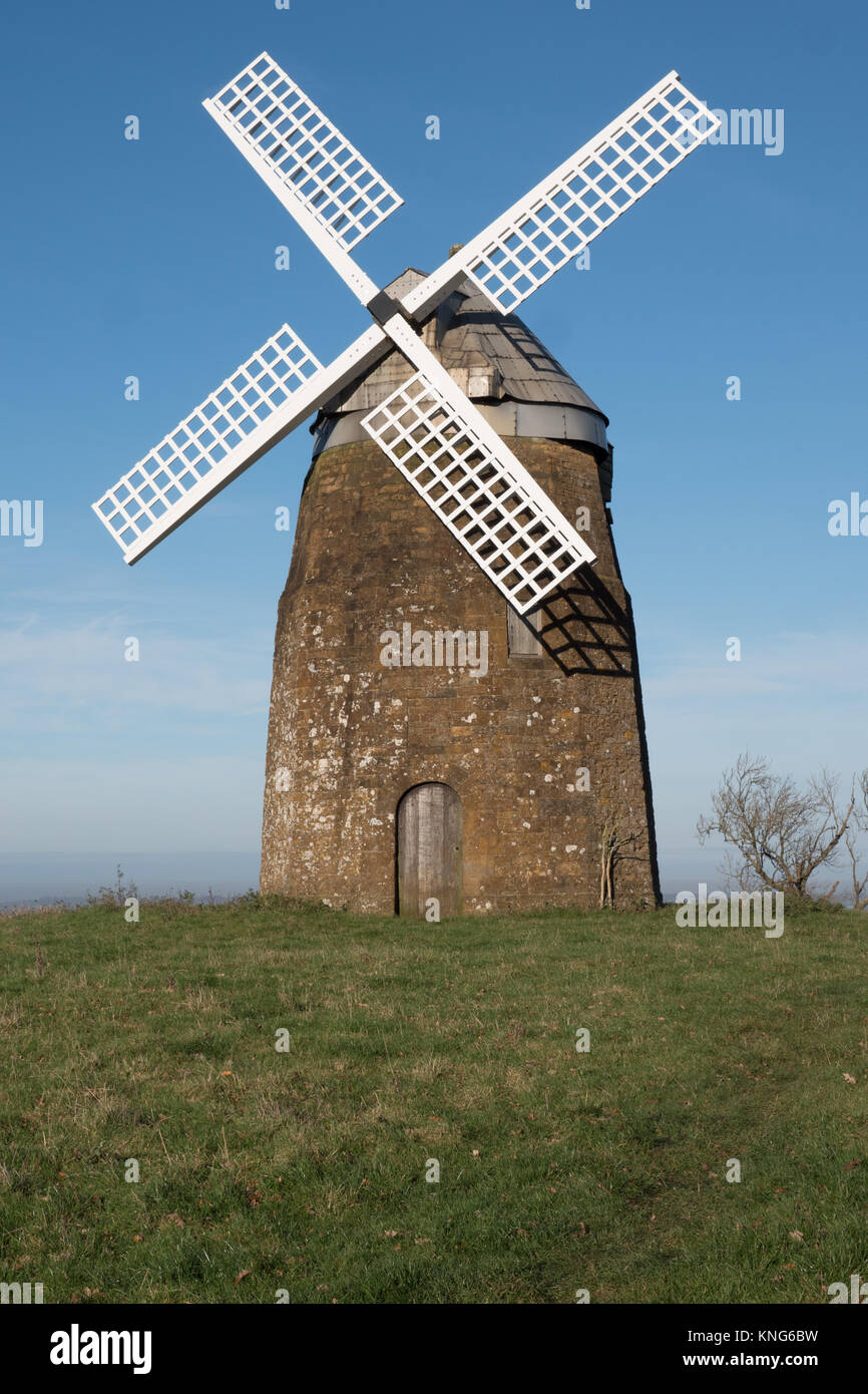 Tysoe Windmill on Windmill Hill, Tysoe, Warwickshire, England, UK Stock