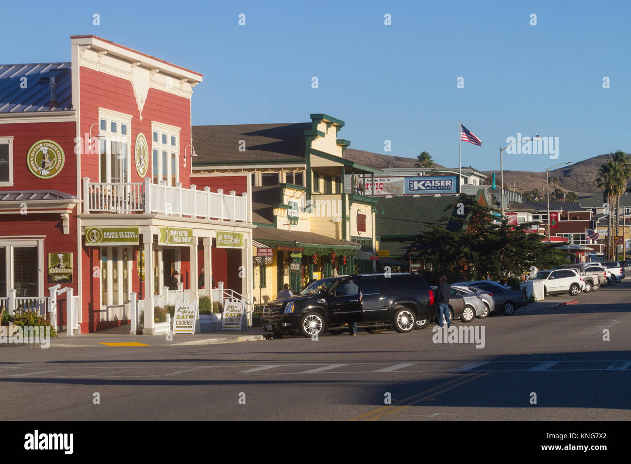 USA, California, Cayucos, coastal town, tourism Stock Photo 168158538