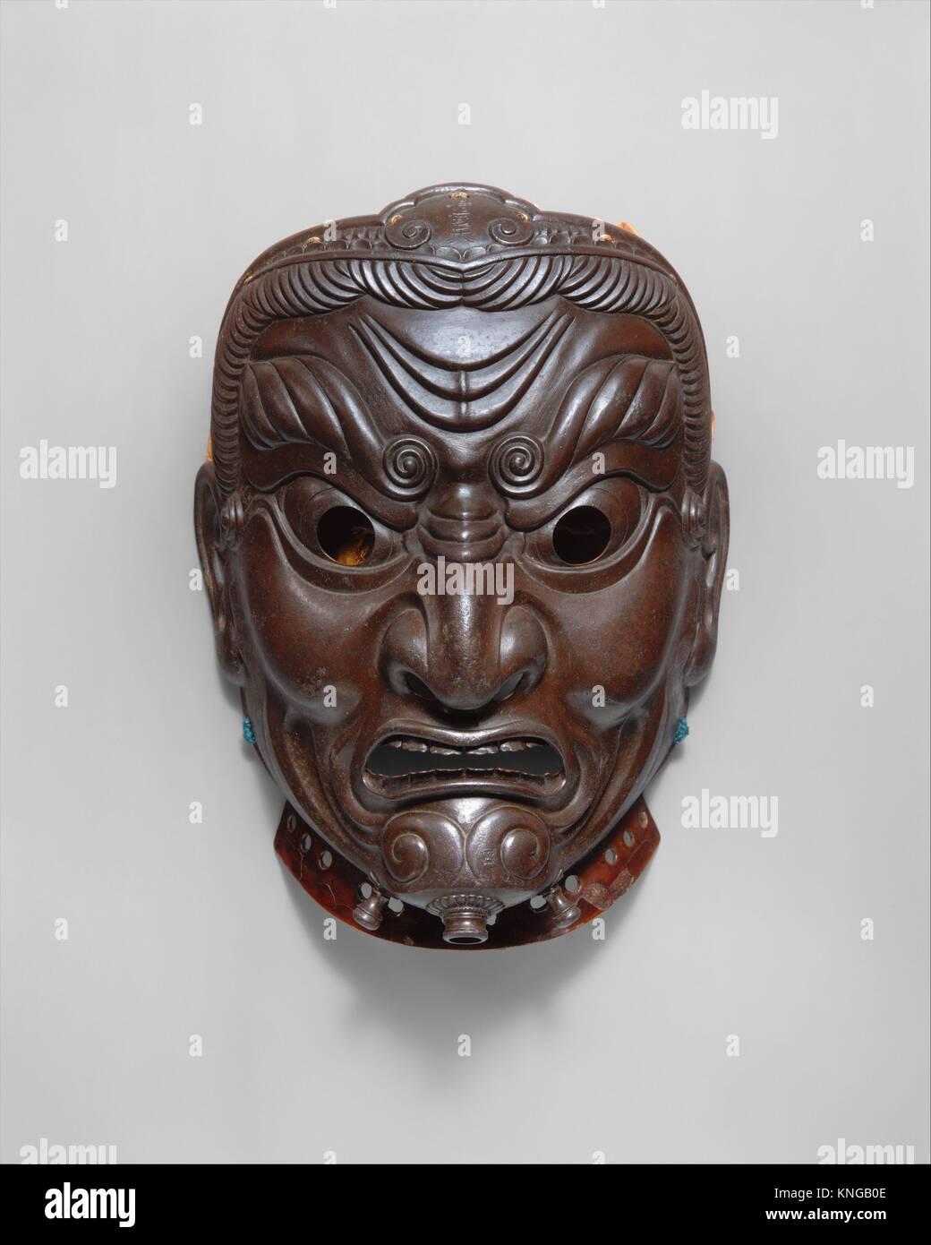 Mask. Maker Inscribed by Myochin Muneakira (Japanese, Edo period, 1673