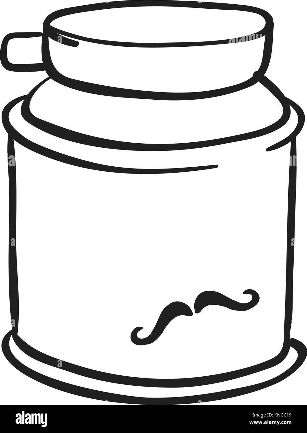 Illustration of a shaving cream on a white background Stock Vector Image & Art Alamy