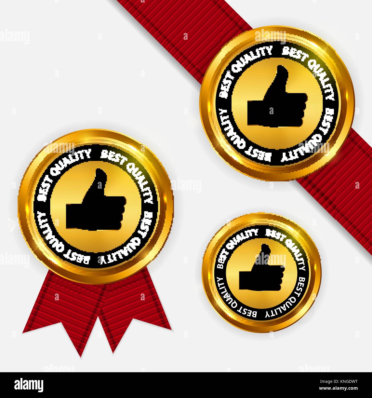 Gold Label Best Quality. Vector Illustration Stock Vector Image & Art