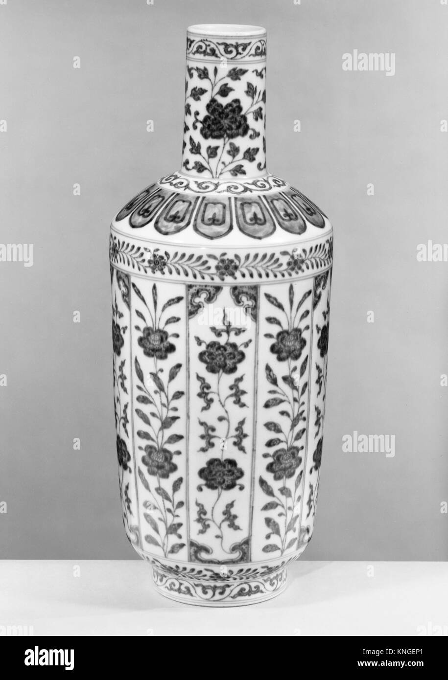 Vase. Period Qing dynasty (16441911), Qianlong mark and period (1736