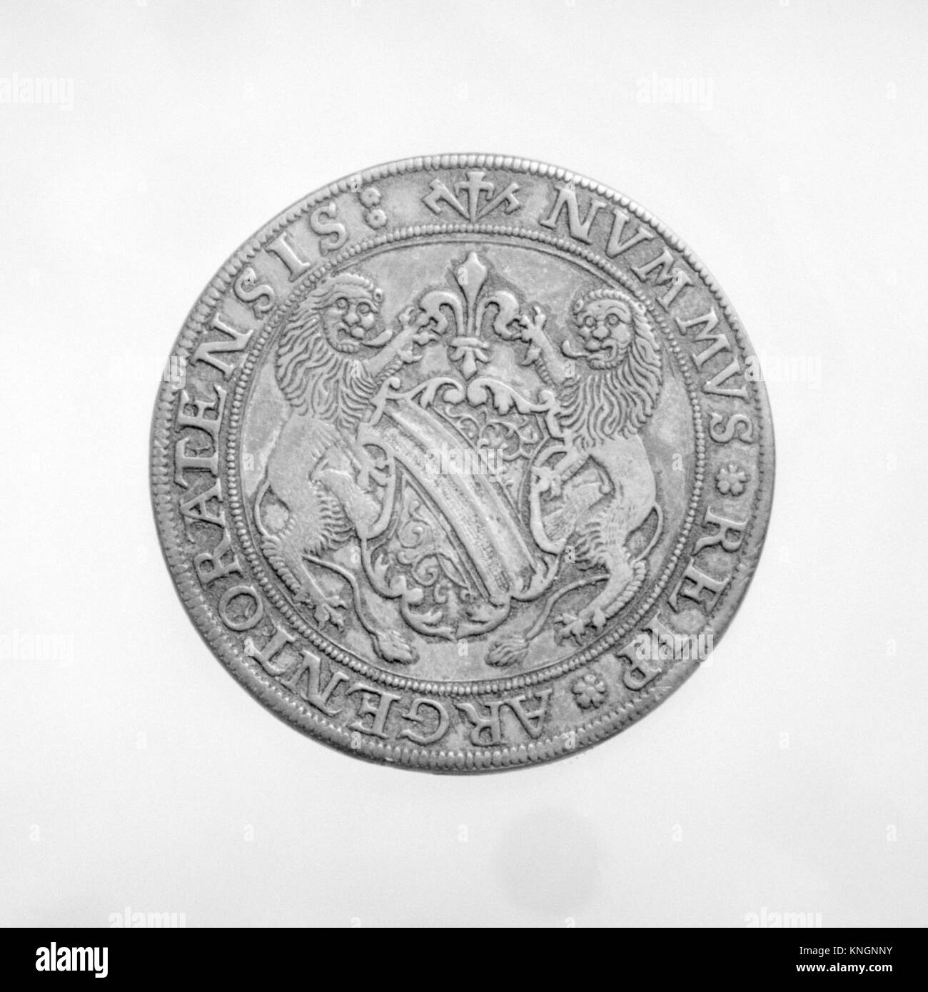 This Lilienthaler coin from Strasbourg represents early modern currency ...