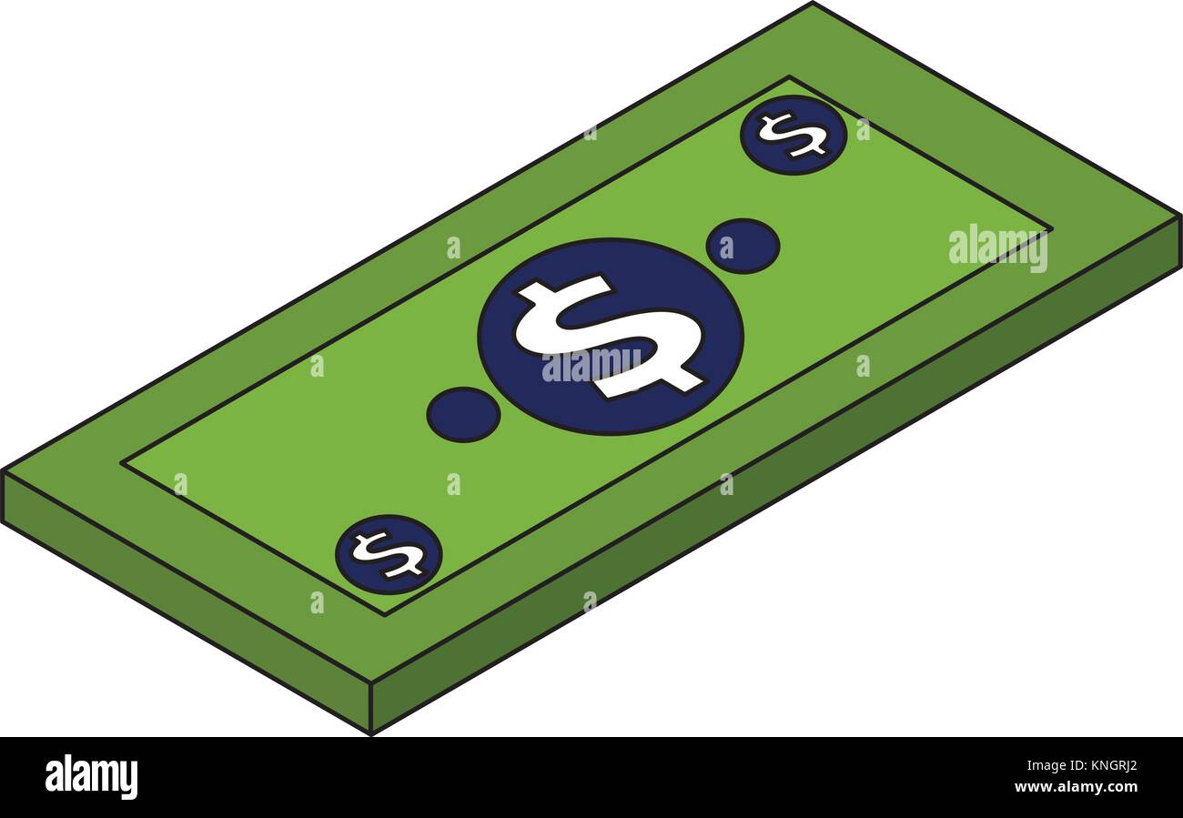 money isometric banknote dollar cash Stock Vector Image & Art - Alamy