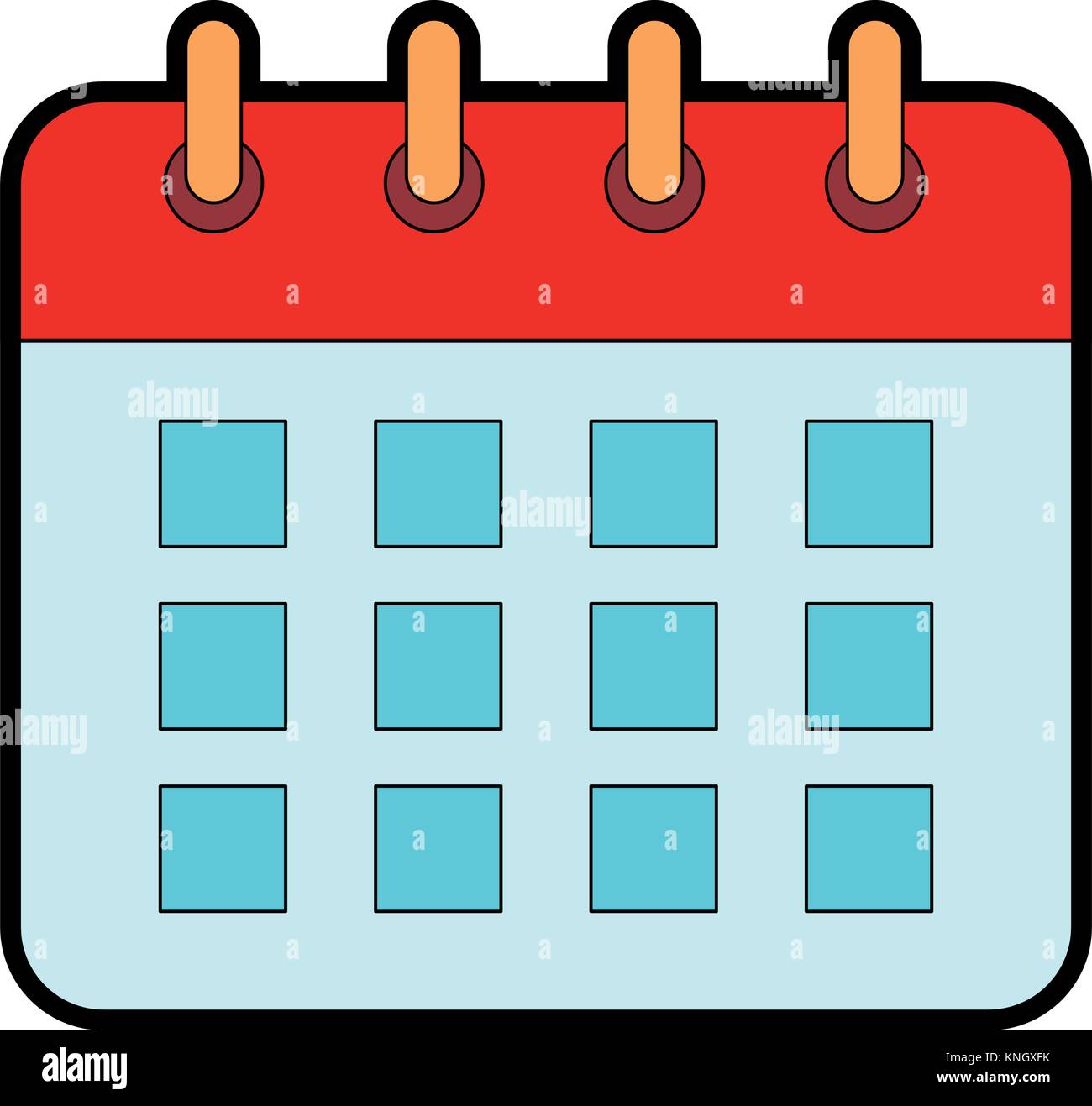 calendar reminder isolated icon Stock Vector Image & Art - Alamy