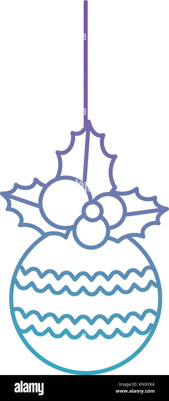 christmas ball hanging icon Stock Vector Image & Art - Alamy