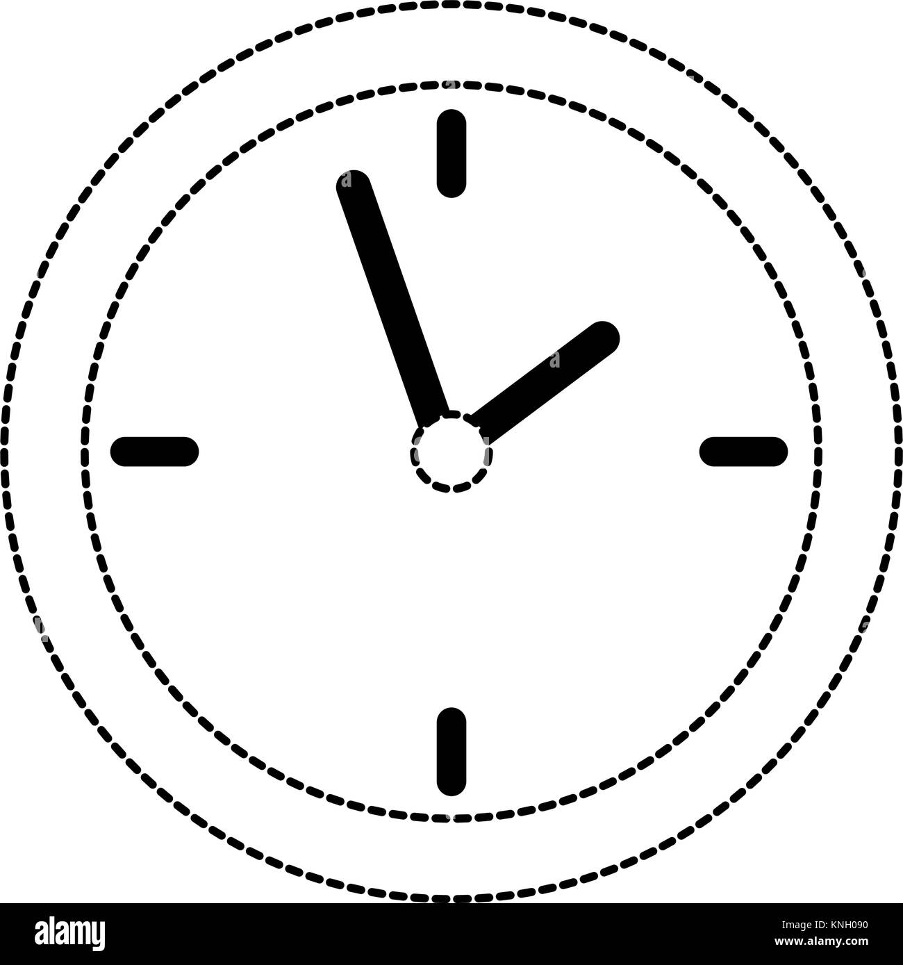 time clock isolated icon vector illustration design Stock Vector Image ...
